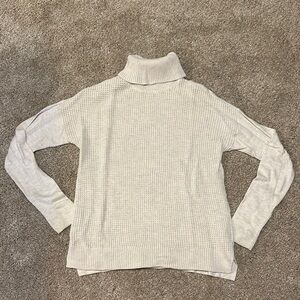 Sonoma Cream Turtle‎ Neck Sweater Knit Relaxed Fit